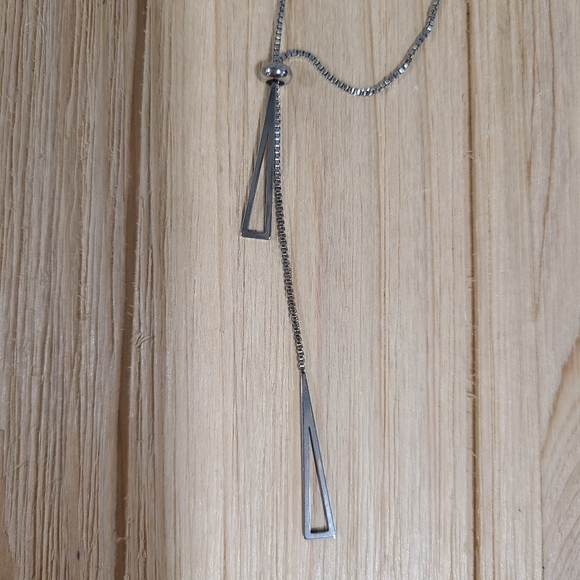 ๐๐NEW๐๐BEAUTIFUL!! STAINLESS STEEL Y Lariat Necklace in SILVER ๐๐ - Picture 13 of 15